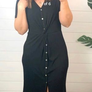 Front twist dress